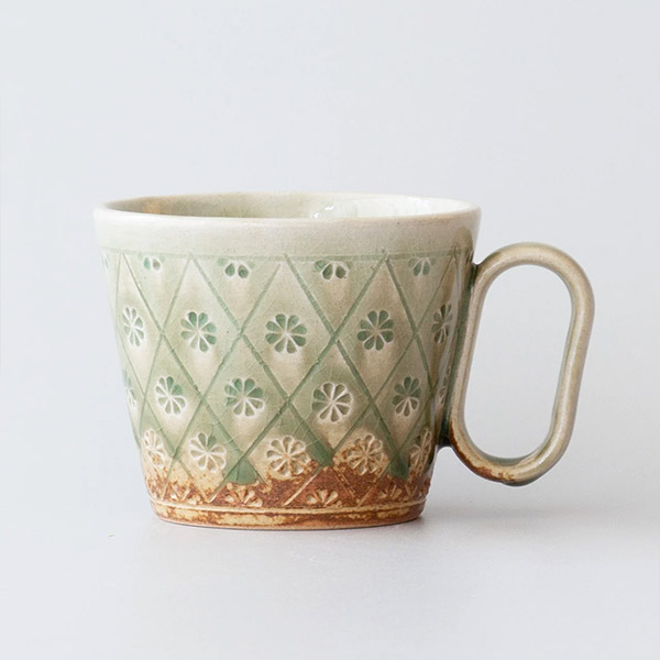 生涯を添い遂げるマグ 伊賀焼 香山窯 ビードロ【コップ・マグカップ