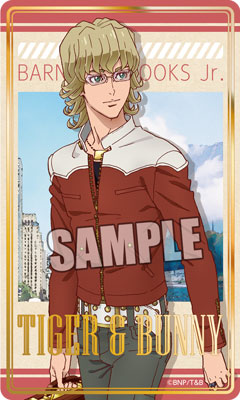 TIGER & BUNNY 箔押しトラベルステッカー「バーナビー・ブルックス Jr