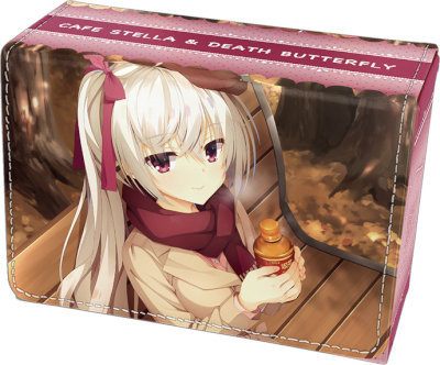 合皮製デッキケースW 喫茶ステラと死神の蝶「明月 栞那」Winter Ver