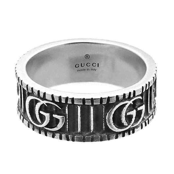 Brandol / GUCCI グッチ リング ダブルG シルバーリング 21号 551899