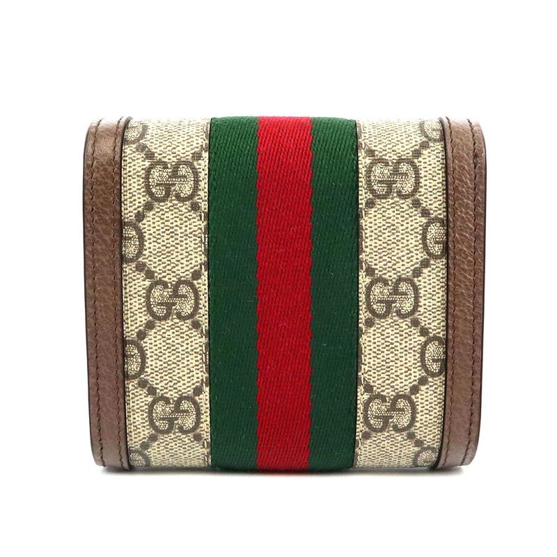 Brandol / GUCCI グッチ 二つ折り財布 オフィディア GGスプリーム