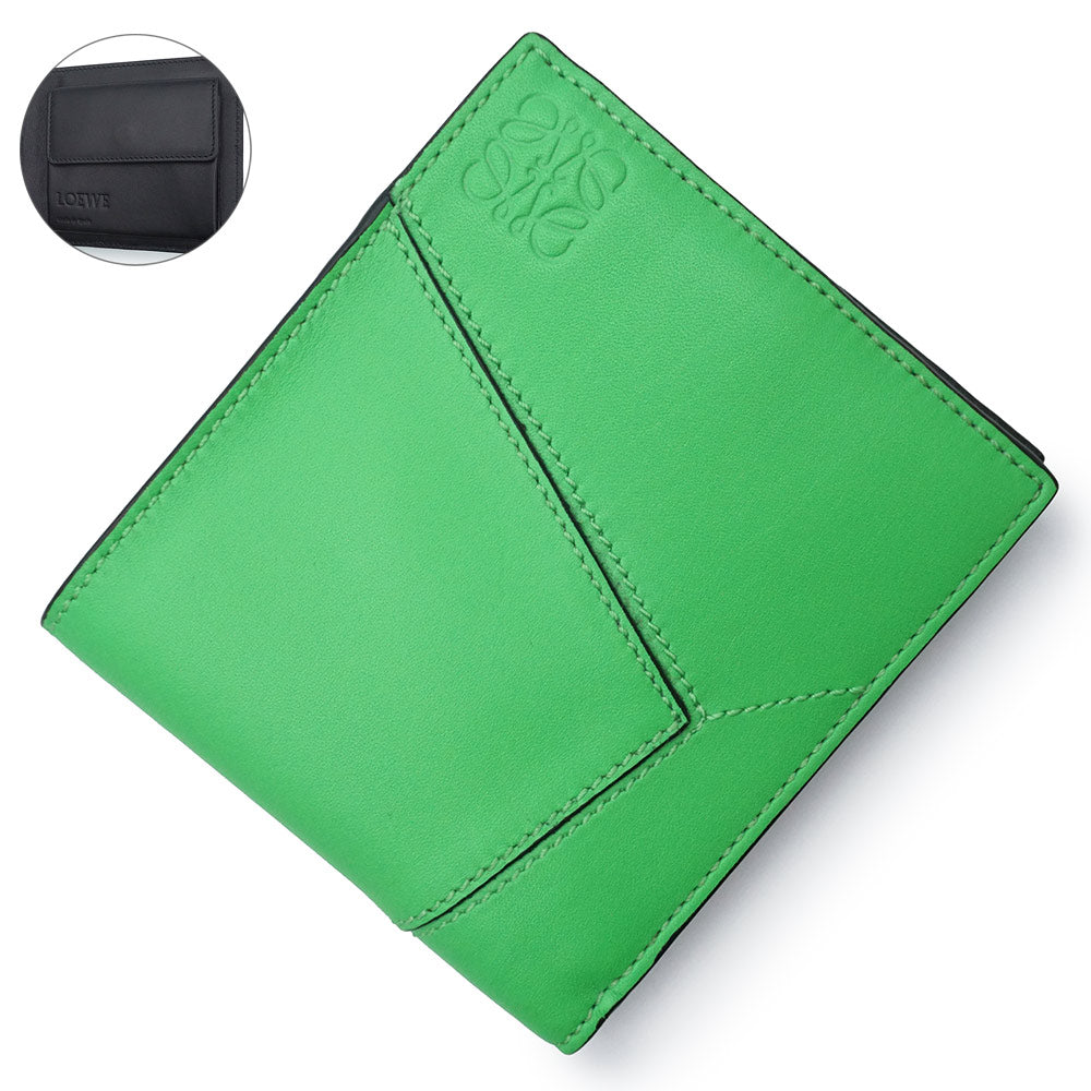 未使用 展示品】LOEWE ロエベ C510501X01 パズル バイフォールド