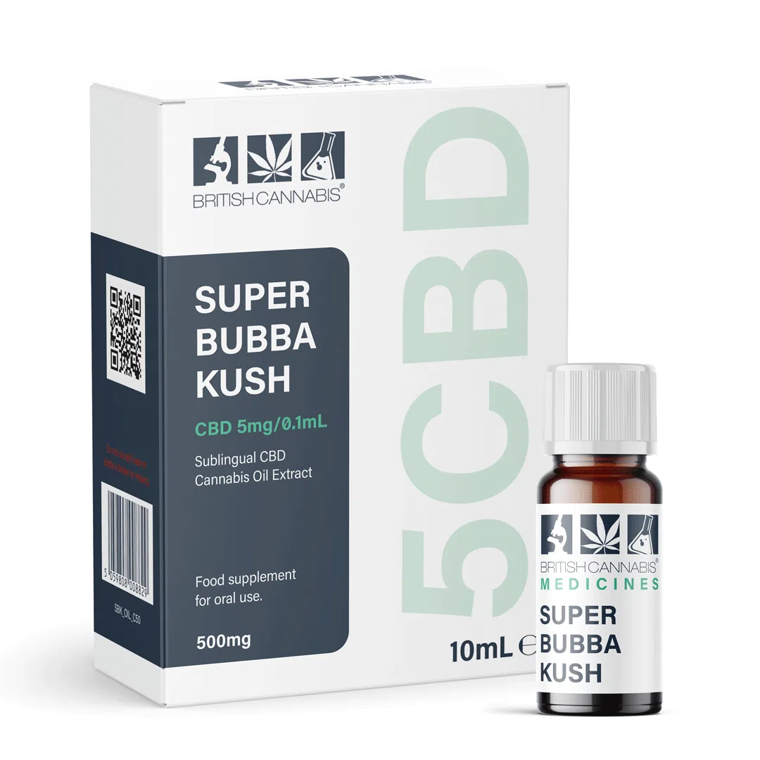 5CBD Super Bubba Kush CBD Oil 500mg - BRITISH CANNABIS™