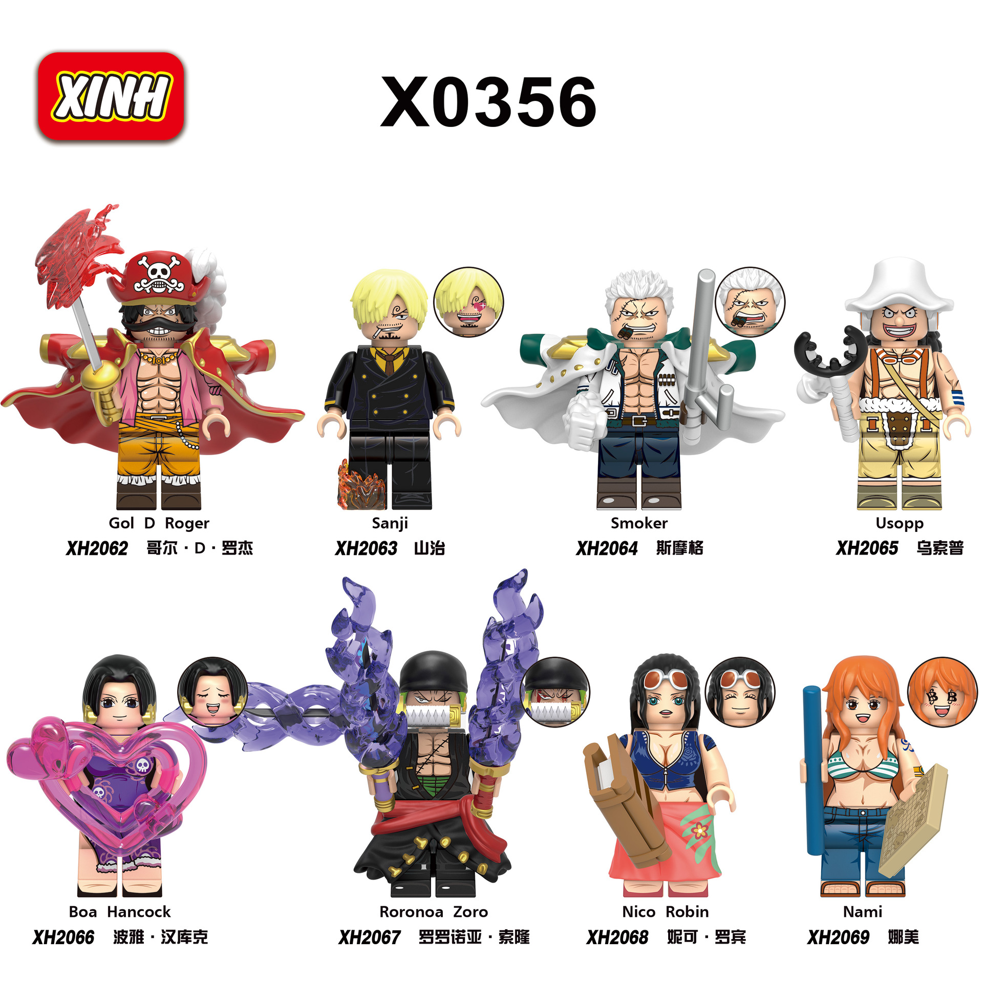 Anime One Piece Nami XH2069 Minifigures - Brixtoy