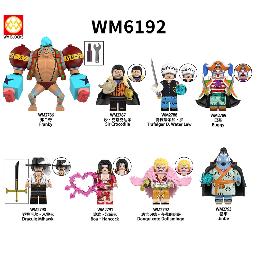 Anime One Piece Crocodile WM2787 Minifigures - Brixtoy