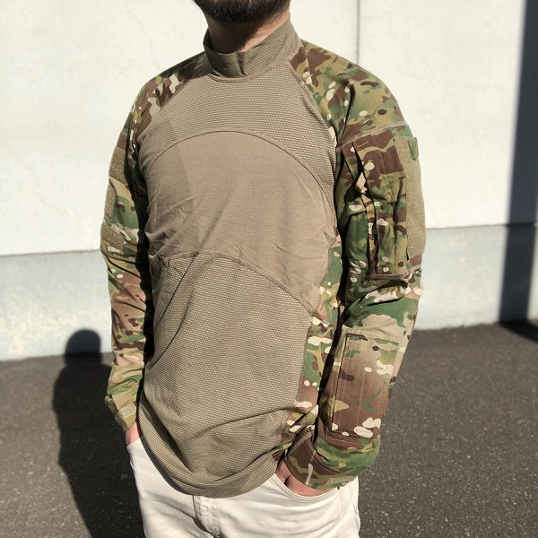 新品 実物 米軍 US ARMY ACS コンバットシャツ マルチカム迷彩【L