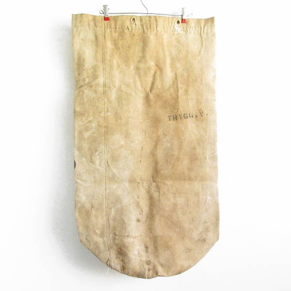 USA製/実物/米軍/USCG/アメリカ沿岸警備隊/ダッフルバッグ/生成り系