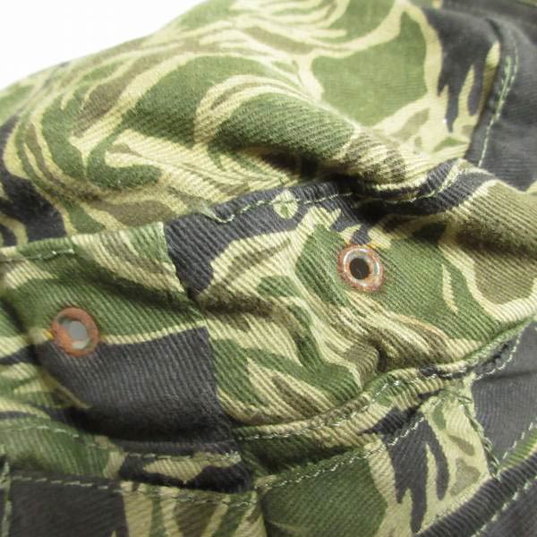 60s 70s～ 実物 タイガーストライプ ブッシュハット ブーニーハット