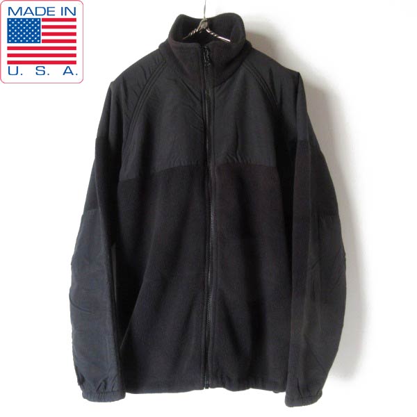 USA製 米軍 US NAVY フリースジャケット | 黒 M-S NWUゴアテックス