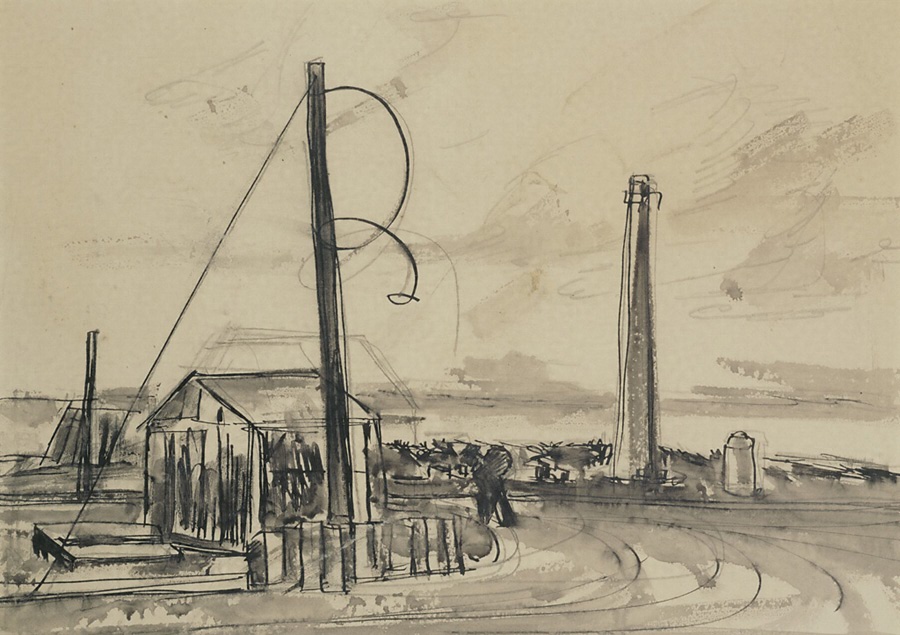 煙突のある風景 文化遺産オンライン