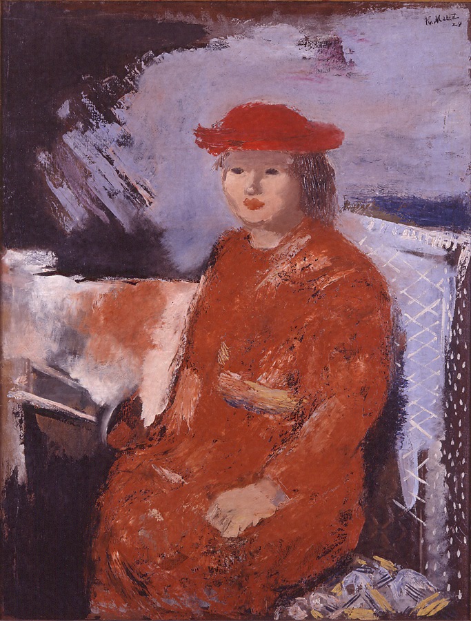 赤い帽子の少女 文化遺産オンライン