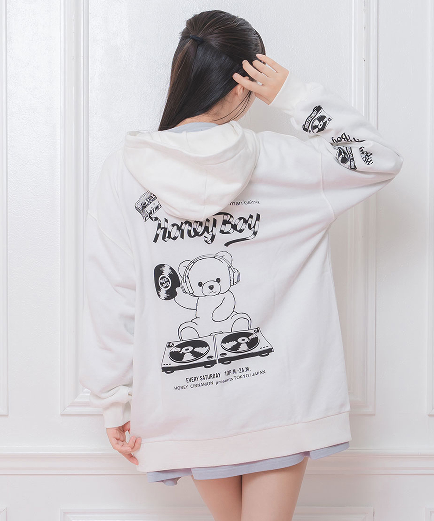 MUSIC LOVER シナモンジップパーカー – BUNNY APARTMENT