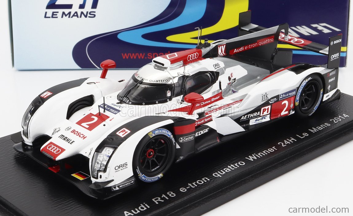 1/43 スパーク アウディ R18 e-tron quattro ＃2 LM 2014 ルマン AUDI