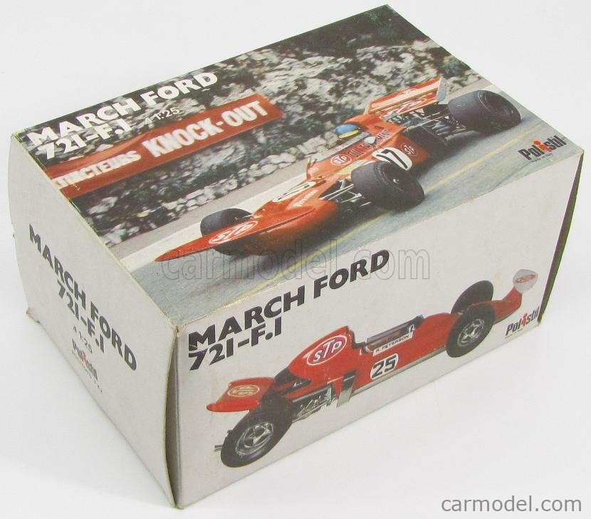POLITOYS POLISTIL FX2 Echelle 1/25 | MARCH FORD F1 721 N 25 STP RED