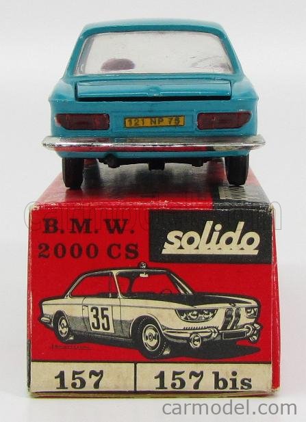 SOLIDO 157 Scale 1/43 | BMW 2000 CS BLUE