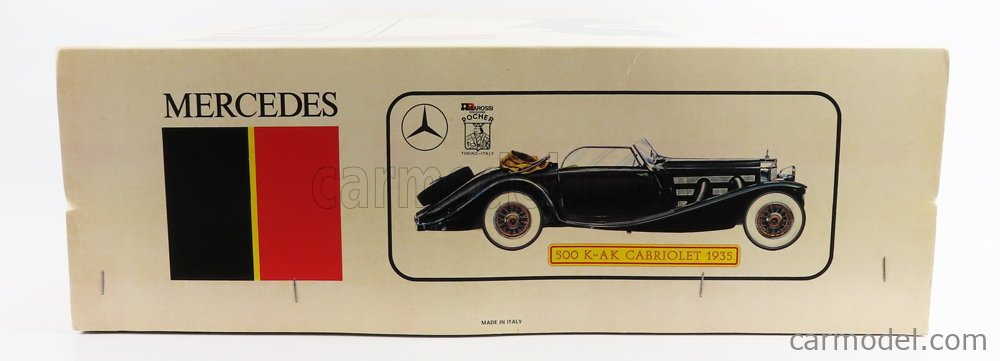 POCHER K74 Scala 1/8 | MERCEDES BENZ 500K AK CABRIOLET 1935 UNPAINTED