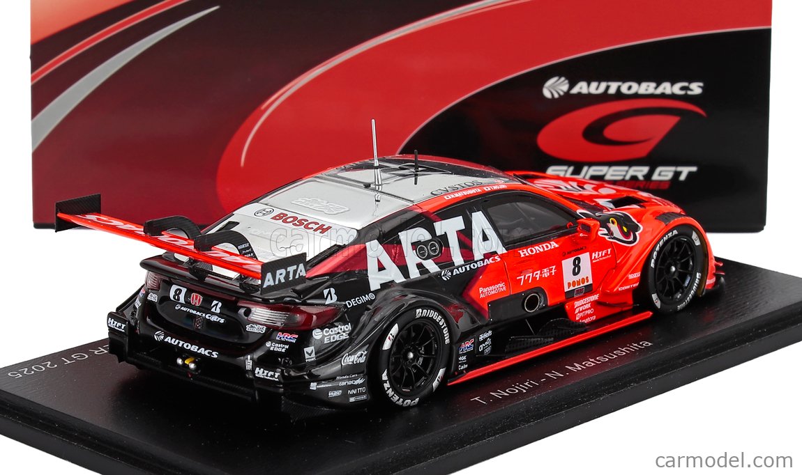 SPARK-MODEL 43SGT25008 Scale 1/43 | HONDA CIVIC TYPE R-GT TEAM