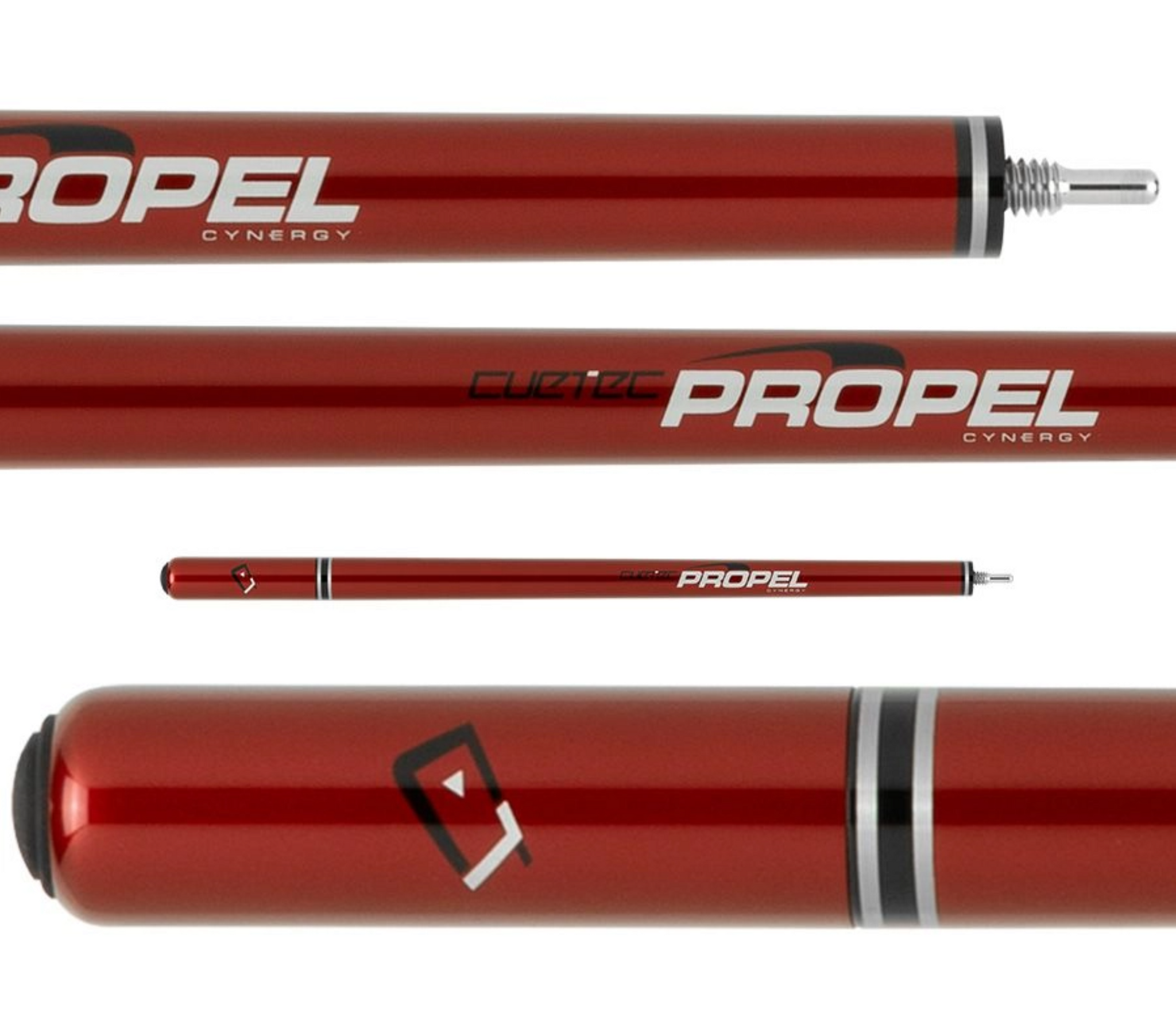 Cuetec Propel Ruby Red Jump Cue – Carbon Fiber Power