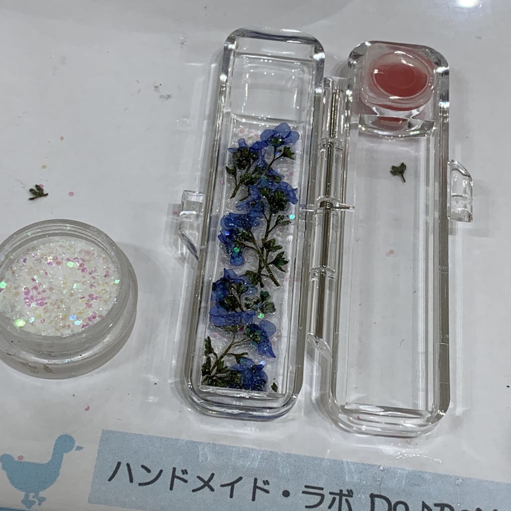 春におススメ♪押し花の印鑑ケースの作り方 | 不器用さんのハンドメイド