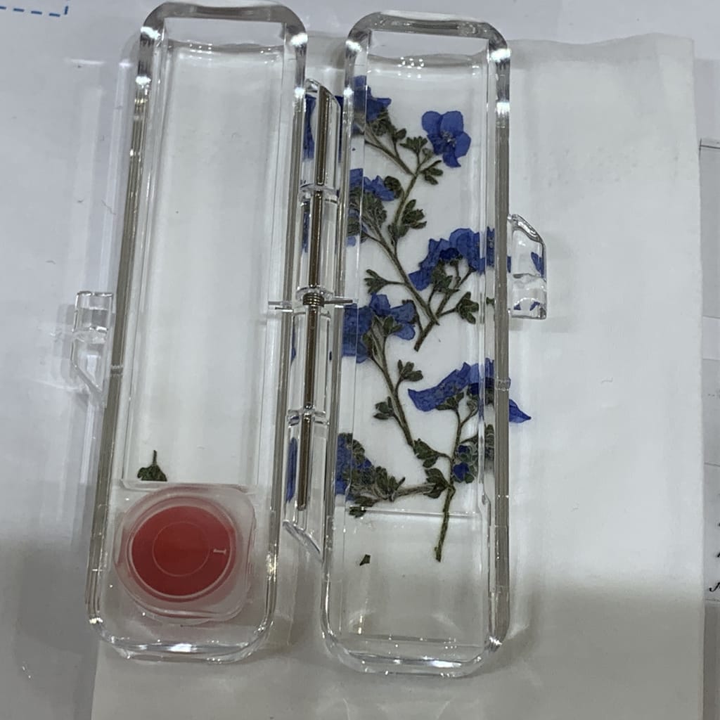 春におススメ♪押し花の印鑑ケースの作り方 | 不器用さんのハンドメイド