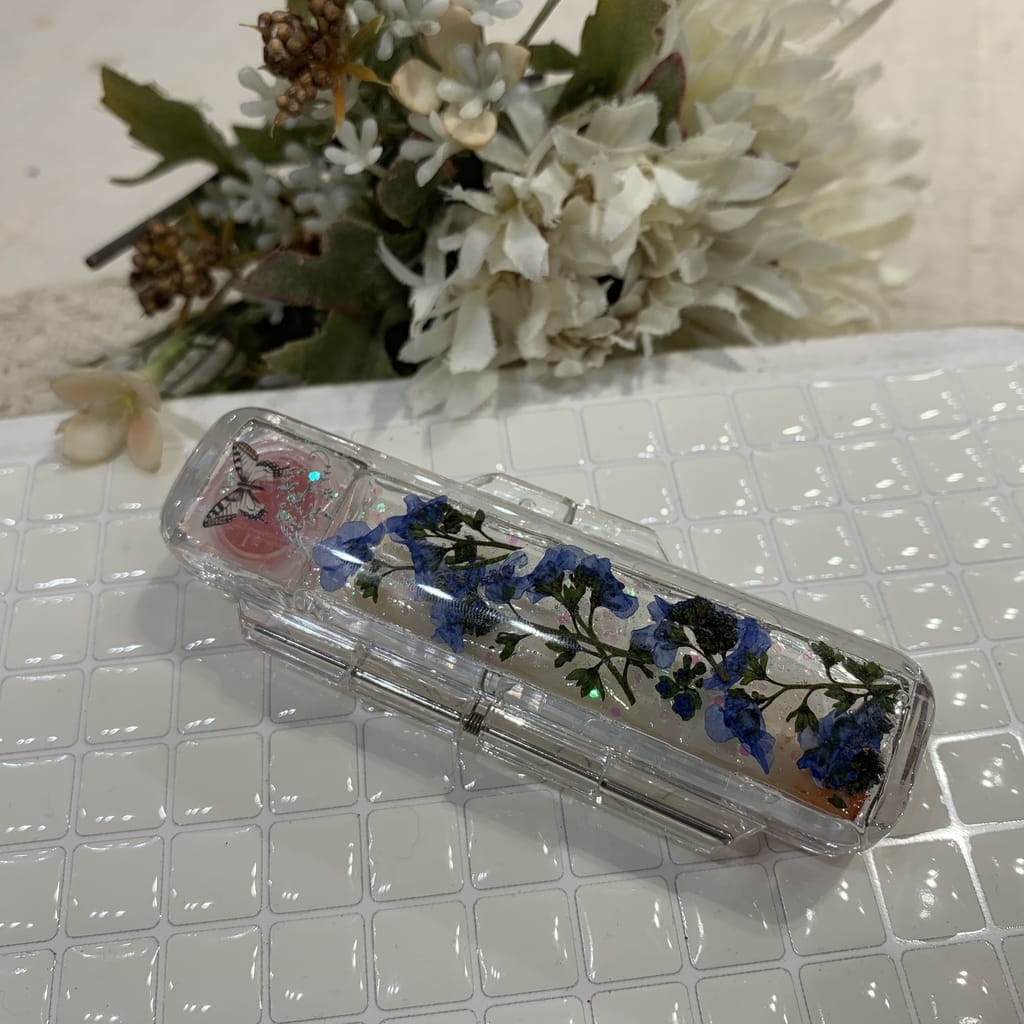 春におススメ♪押し花の印鑑ケースの作り方 | 不器用さんのハンドメイド