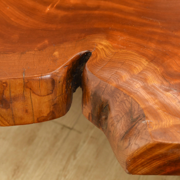 イズヤオンライン | 欅無垢材 一枚板 輪切り座卓