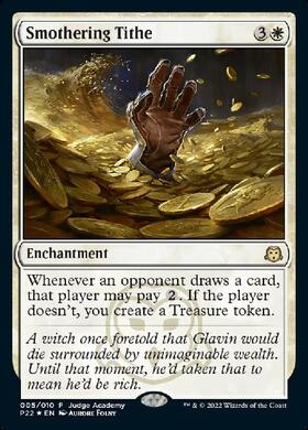 P22)Smothering Tithe(Judge Academy)(F)/息詰まる徴税 | (FOIL)神話