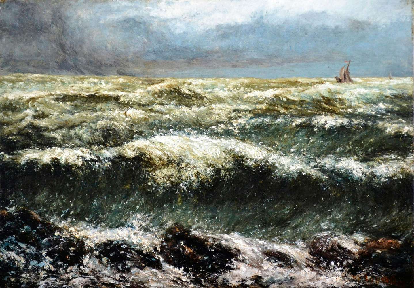 クールベと海 ーフランス近代 自然へのまなざしー（山梨県立美術館