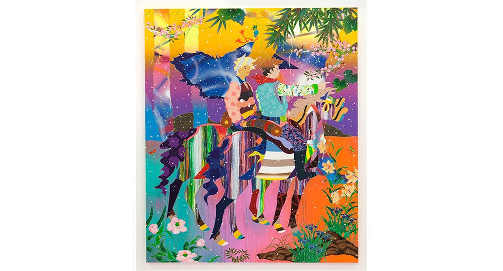 松山智一「Boom Bye Bye Pain」（KOTARO NUKAGA（六本木））｜美術手帖