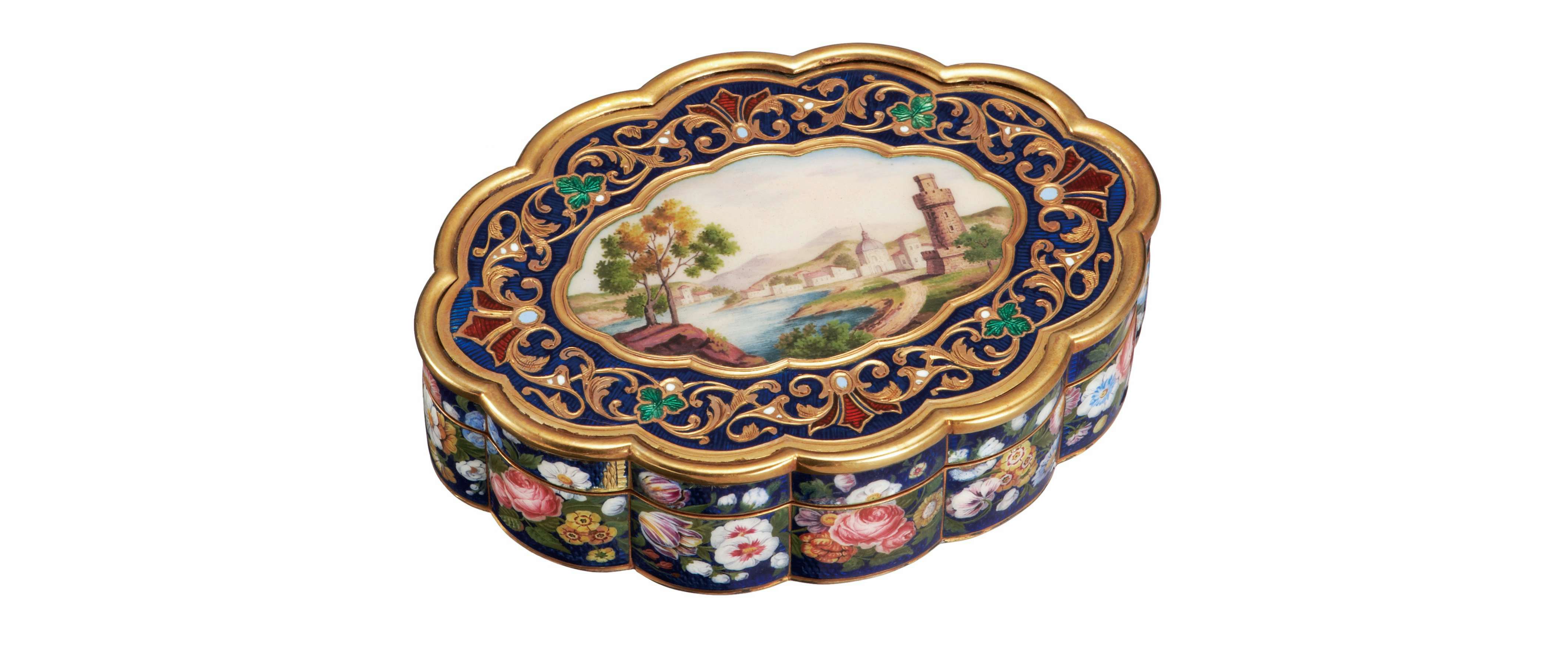 嗅ぎたばこ入れ 人々を魅了した小さな容器」がたばこと塩の博物館で