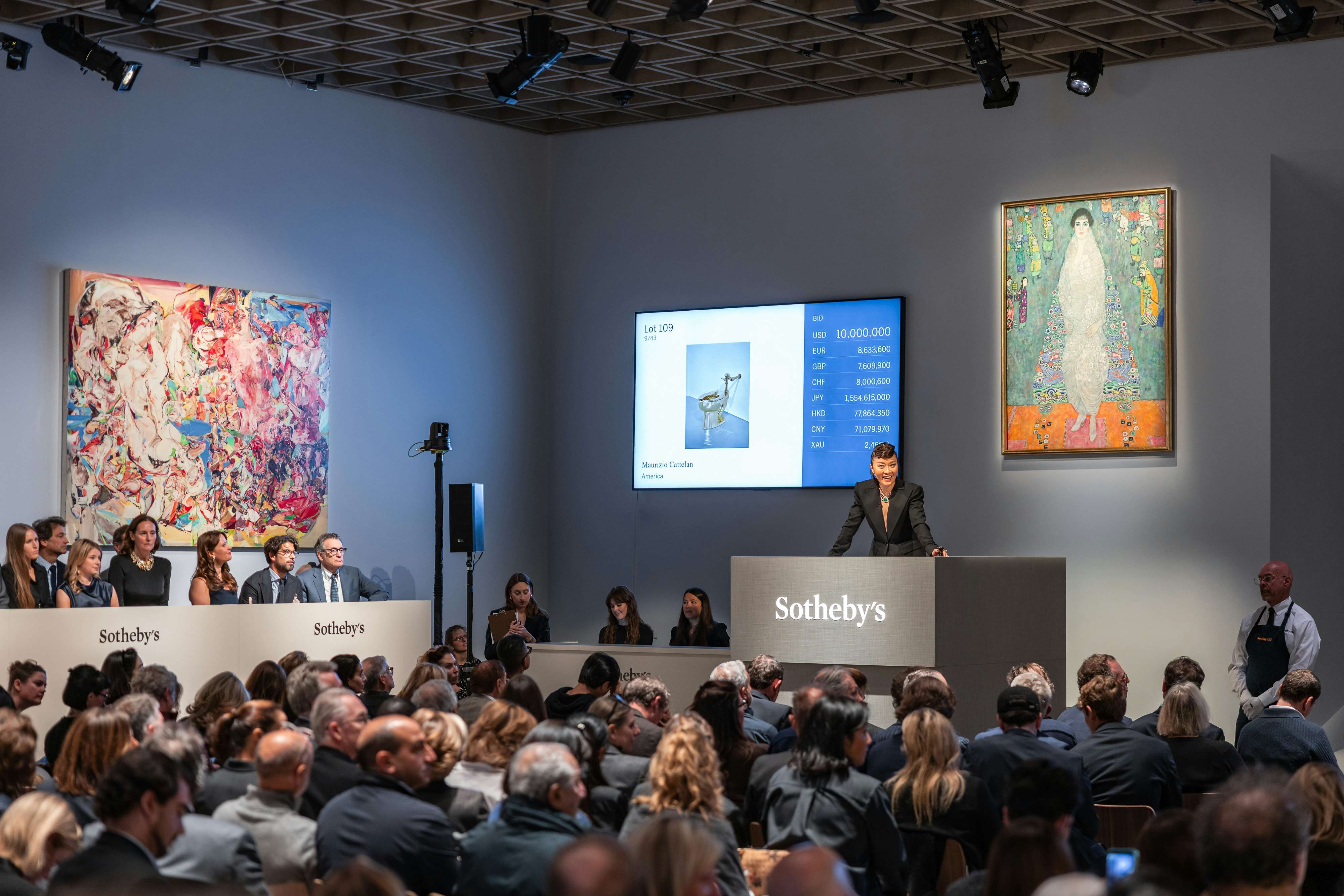 西村有らが記録更新。サザビーズNY新拠点の2セールで、総額約1098億円