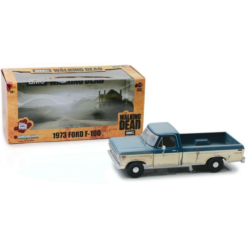 Greenlight 12956 Walking Dead 1973 Ford F-100 Pick Up Truck 1:18