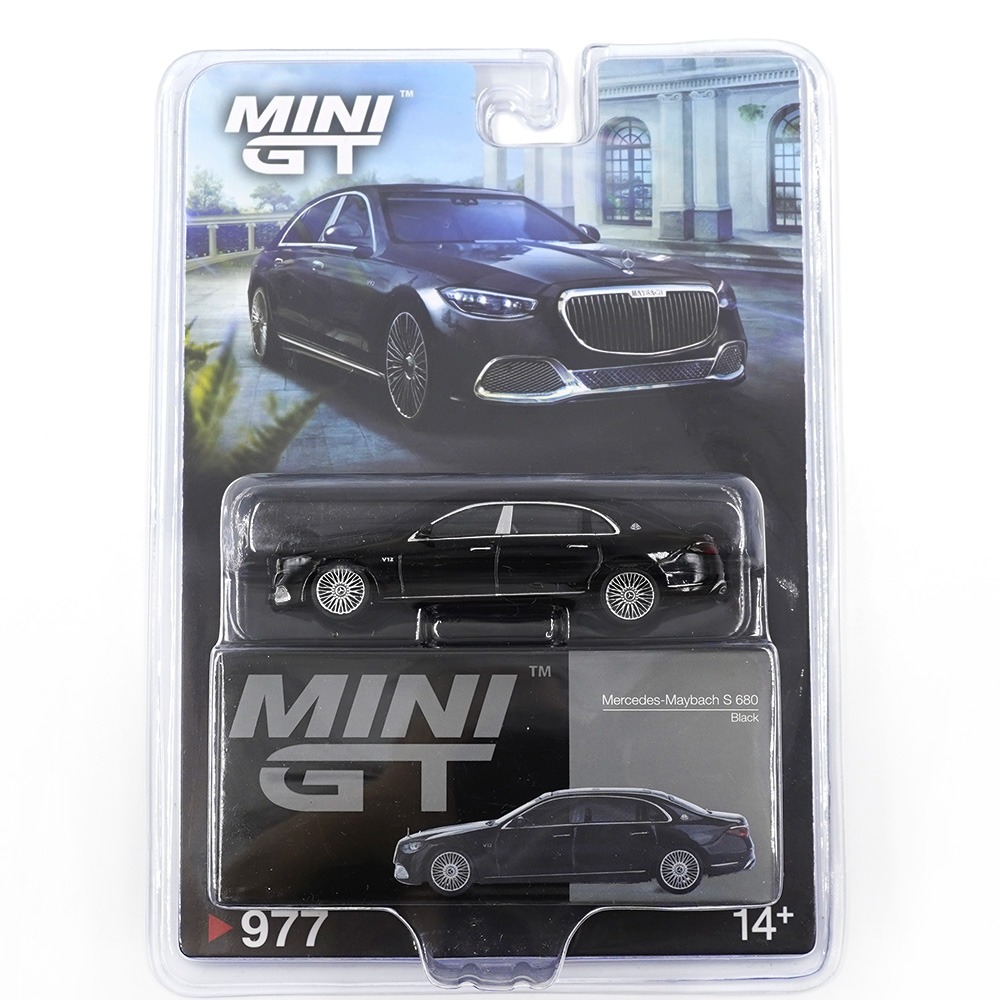 Mini GT MGT00977 Mercedes Benz Maybach S680 1:64 Black » BT Diecast