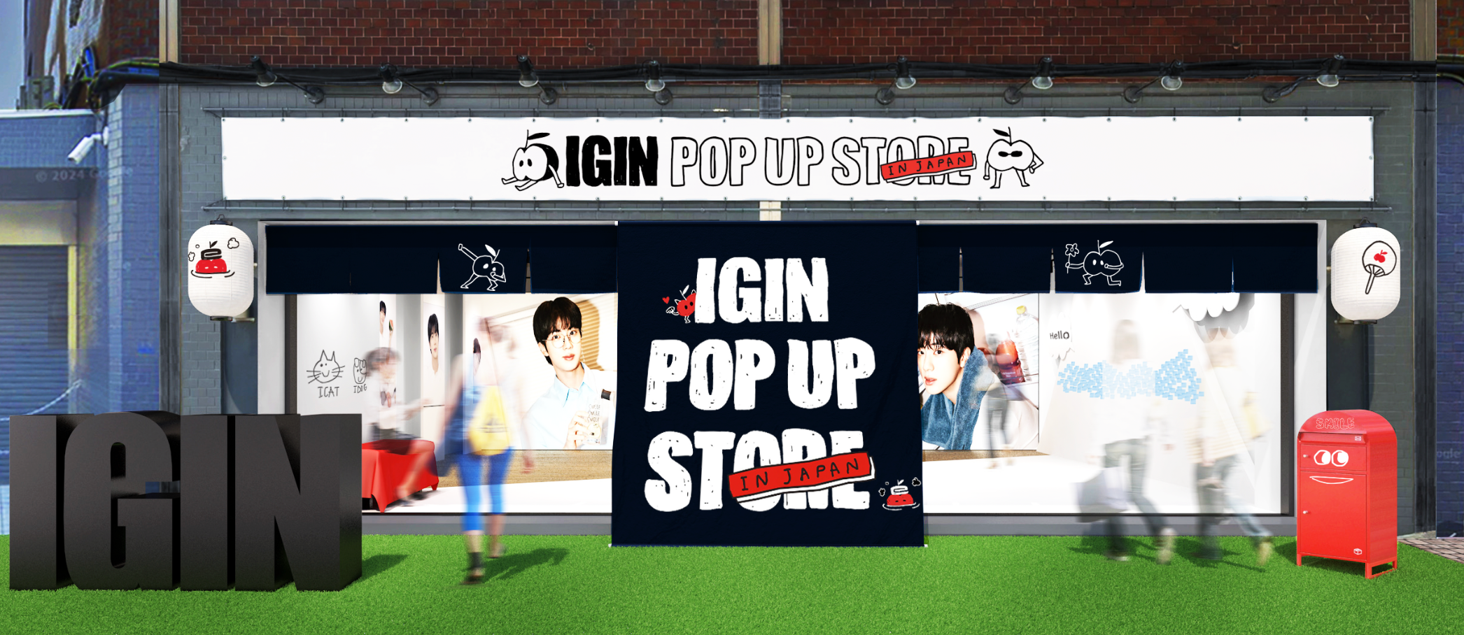 BTS ジンがアンバサダーを務める「IGIN」のポップアップストアが開催
