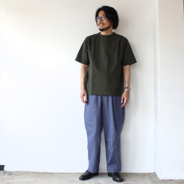 HAVERSACK ハイウェストデニムワイドトラウザー 862236 インディゴ