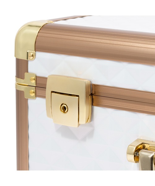 ヴァリーズ ハリウッドボックス L ホワイト トランク型メイク