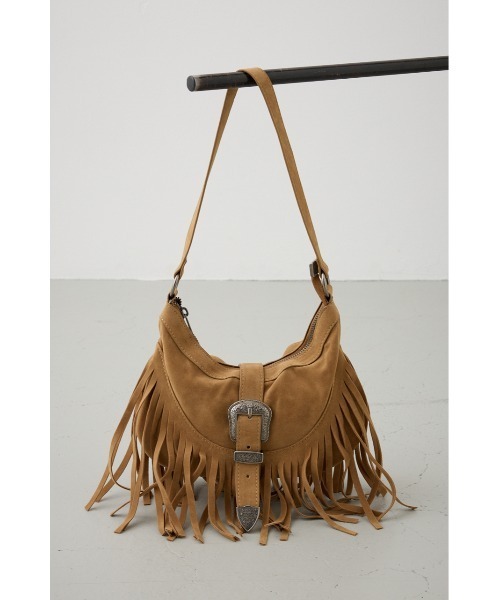 セール】ウエスタンフリンジスエードバッグ（ショルダーバッグ）｜AZUL