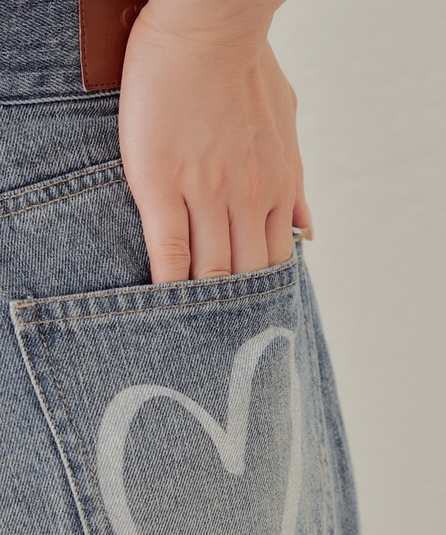 Chico（チコ）の「【3色/4サイズ展開】ハートプリントボックスワイド