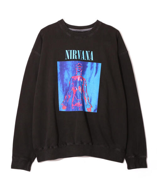 NIRVANA/ニルヴァーナ/SLIVER SWEAT CREW/コラボスウェット《メンズ