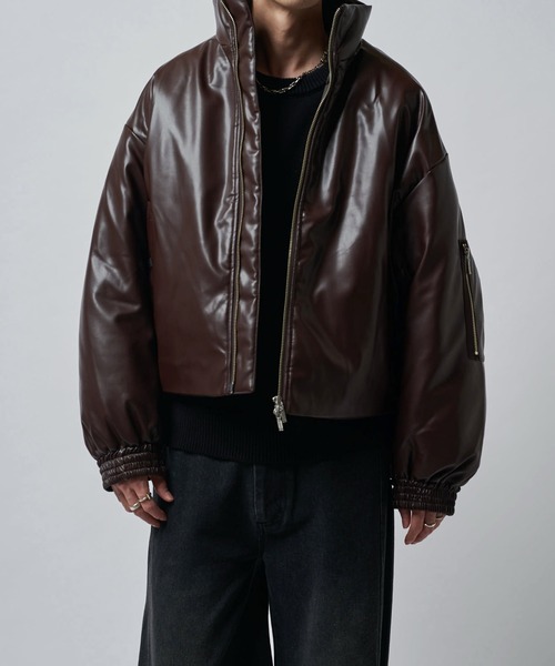 セール】【Neucon/ニューコン】レザーボリュームパッファースタンド