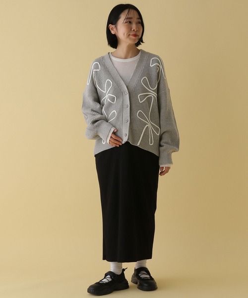 セール】【産前・産後対応】マタニティ／7ゲージコード刺繍