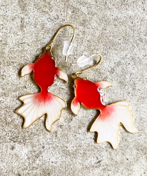 gargle ガーグル:金魚ピアス（ピアス（両耳用））｜gargle（ガーグル