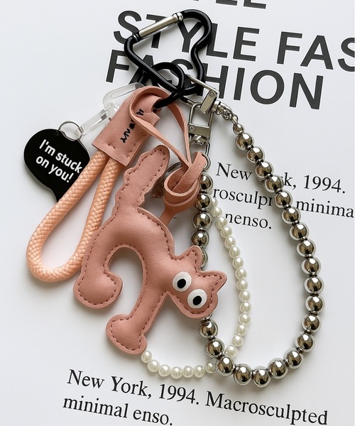 NOLITA / ノリータ 】2色展開 猫 モチーフ バッグチャーム キーリング