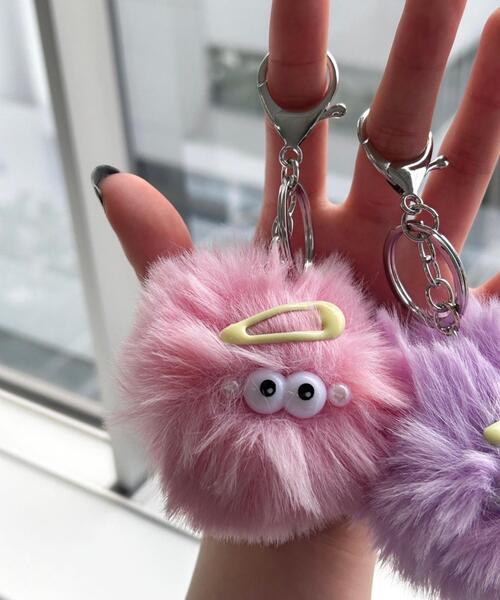 WEGO/フワフワモンスターぬいキーホルダー（キーホルダー）｜WEGO