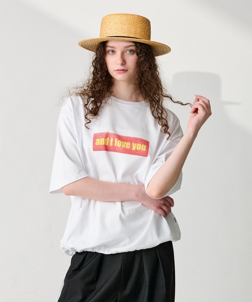 ONE SIDE DRAW CORD TEE / ワンサイドドローコードT（Tシャツ