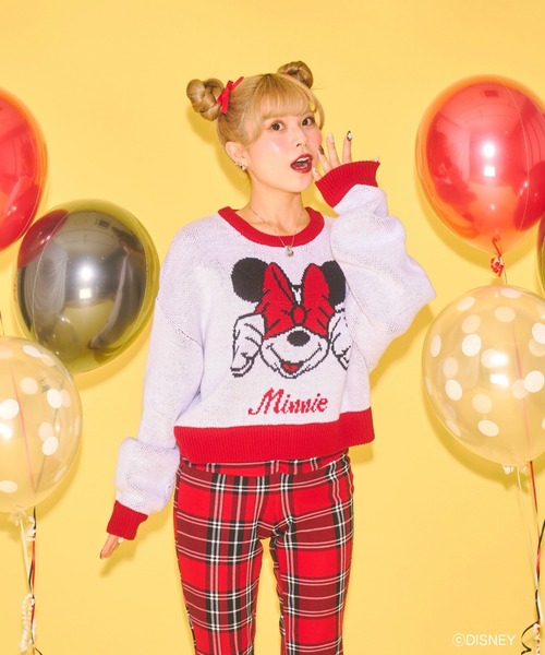 ミッキーマウス耳付きフリースマフラー 2個セット ミッキーマウス耳