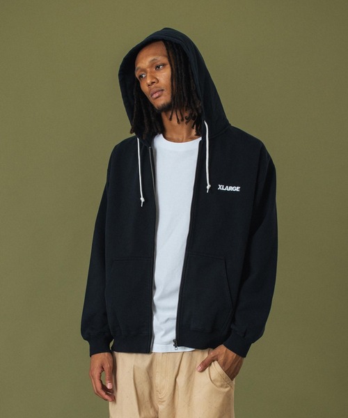 STANDARD LOGO ZIP HOODED SWEATSHIRT（パーカー）｜XLARGE