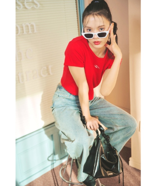 セール】キラキラデニムパンツ（デニムパンツ）｜LOVETOXIC