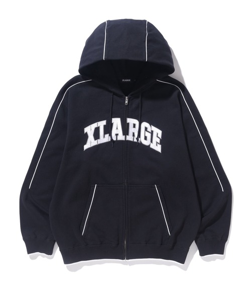 XLARGE（エクストララージ）の「PIPING ZIP UP HOODED SWEATSHIRT