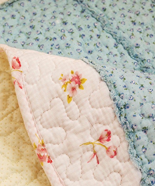 セール】花柄ガーリーキルティングマット（ラグ/マット）｜aimoha